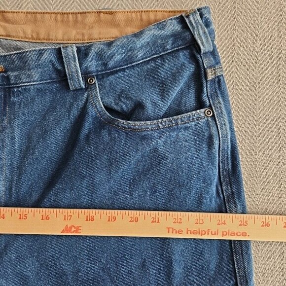 Duluth Trading Co. Jeans Men's 42 X 30 Medium Wash 85058 Heavy Duty Denim - Picture 14 of 16